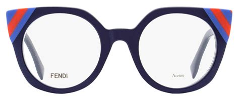 fendi ff0246|Fendi Women's Oval Eyeglasses Ff0246 Pjp Dark Blue 48mm.